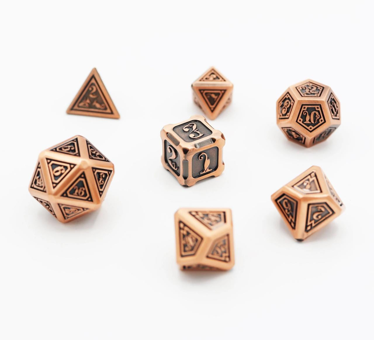 Foam Brain Games Alchemist Metals RPG Dice Set: Copper